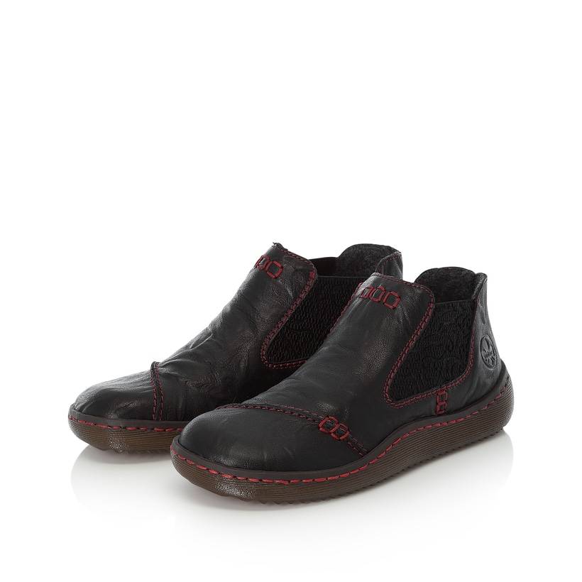 Rieker Artikelnummer L8491-00 Rieker Damen Slipper tiefschwarz