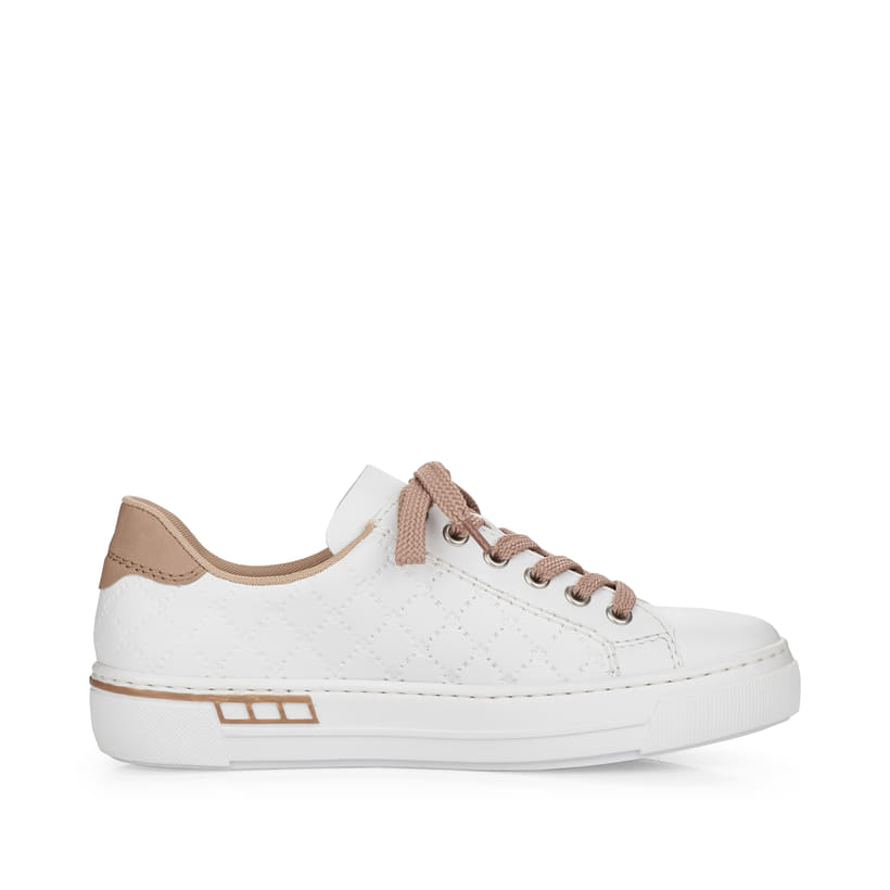 Rieker Artikelnummer L88W2-80 Rieker Damen Sneaker Low Perlweiß