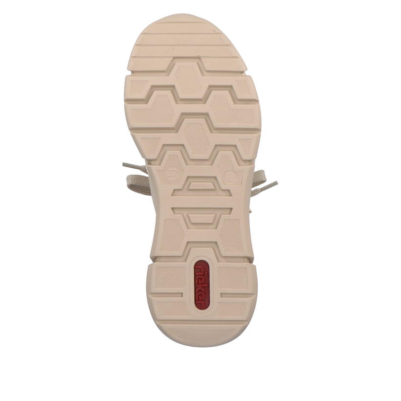 Rieker Artikelnummer M0131-60 Rieker Damen Sneaker Low Cremebeige