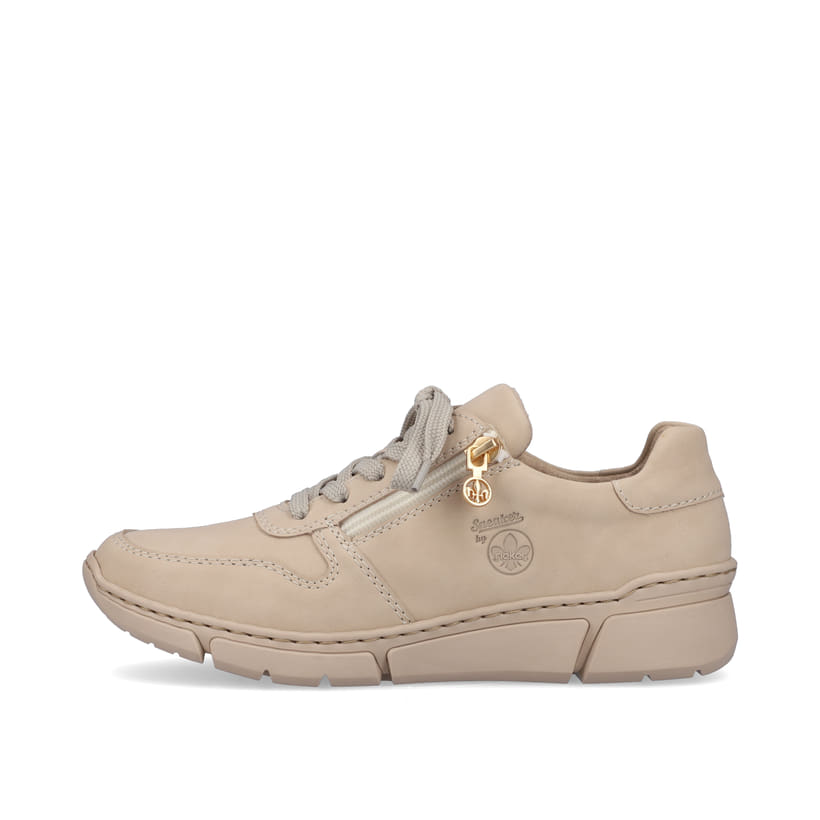 Rieker Artikelnummer M0131-60 Rieker Damen Sneaker Low Cremebeige