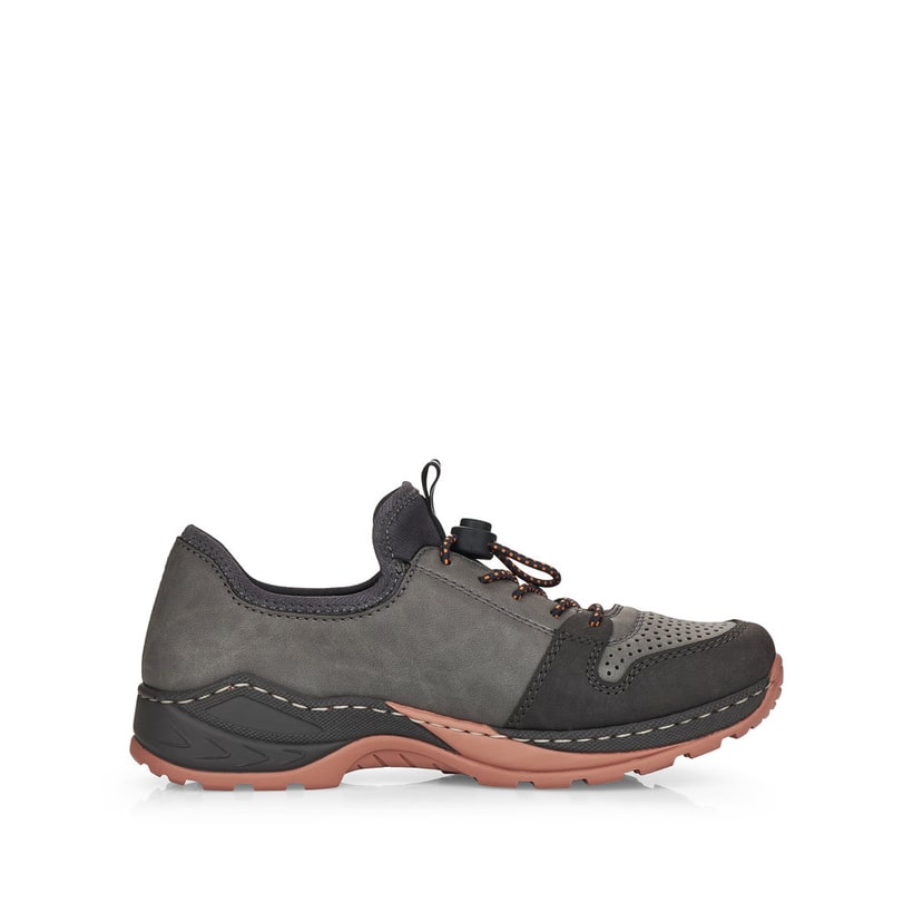 Rieker Artikelnummer M0566-40 Rieker Damen Slipper Asphaltgrau