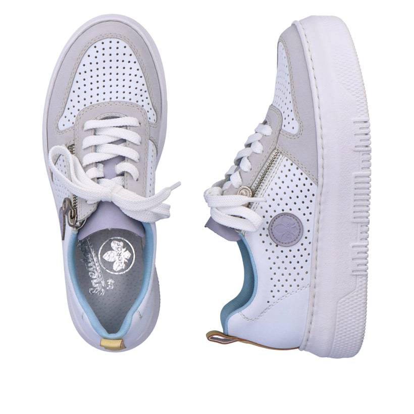 Rieker Artikelnummer M1905-80 Rieker Damen Sneaker Low Edelweiß