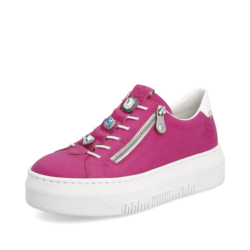 Rieker Artikelnummer M1954-31 Rieker Damen Sneaker Low Blütenrosa