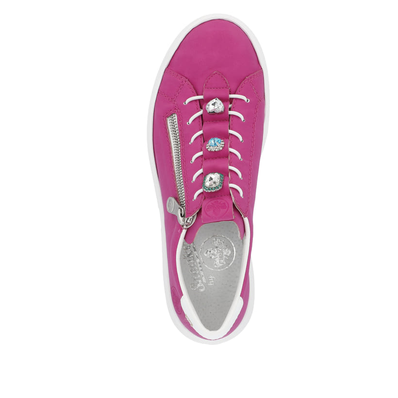 Rieker Artikelnummer M1954-31 Rieker Damen Sneaker Low Blütenrosa