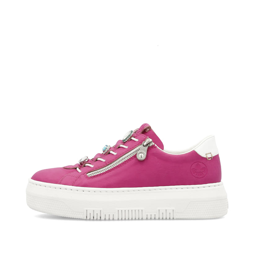 Rieker Artikelnummer M1954-31 Rieker Damen Sneaker Low blütenrosa