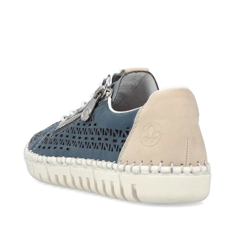 Rieker Artikelnummer M2357-12 Rieker Damen Slipper Meeresblau