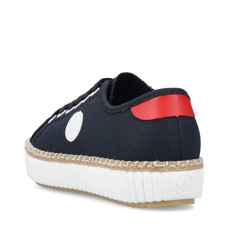 Rieker Artikelnummer M2926-14 Rieker Damen Sneaker Low Stahlblau