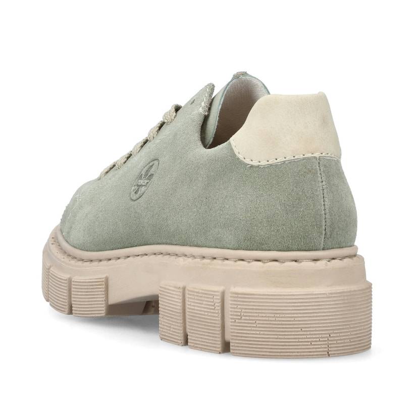 Rieker Artikelnummer M3840-53 Rieker Damen Schnürschuhe Mintgrün