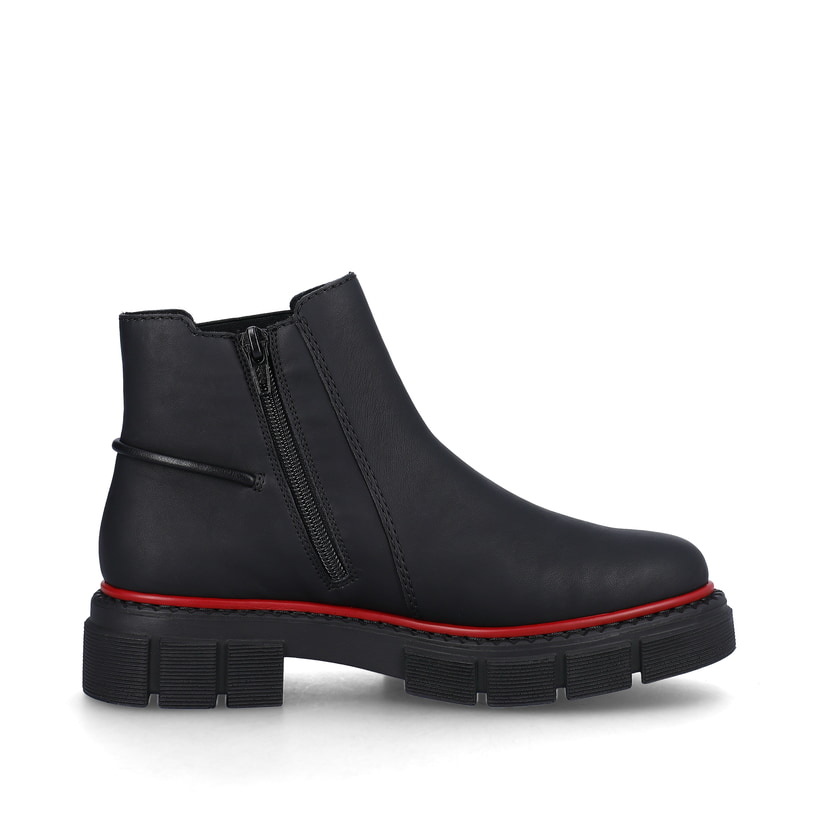 Rieker Artikelnummer M3859-00 Rieker Damen Chelsea Boots Tiefschwarz