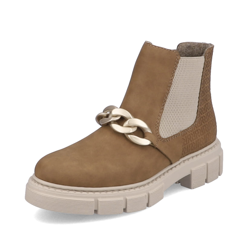 Rieker Artikelnummer M3873-24 Rieker Damen Chelsea Boots Kamelbraun