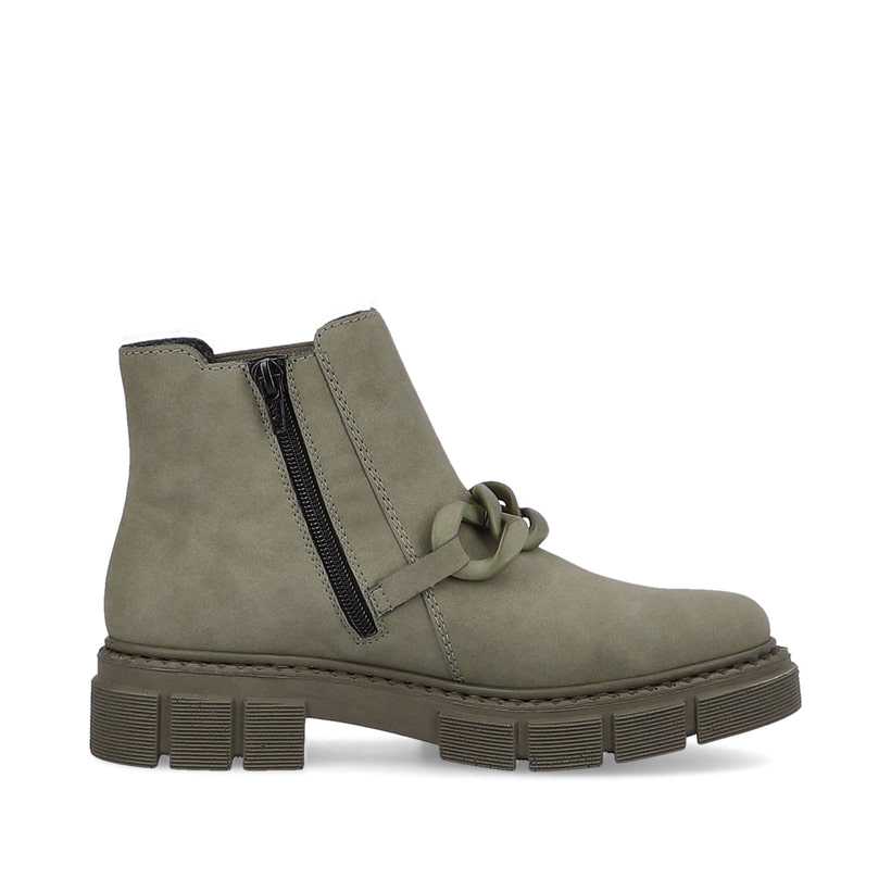 Rieker Artikelnummer M3873-52 Rieker Damen Chelsea Boots Armeegrün