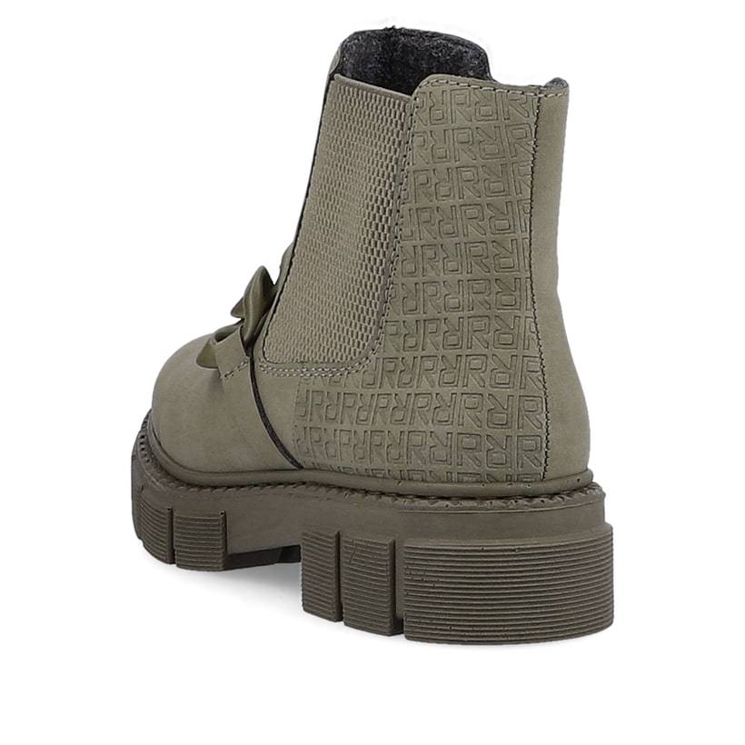 Rieker Artikelnummer M3873-52 Rieker Damen Chelsea Boots Armeegrün