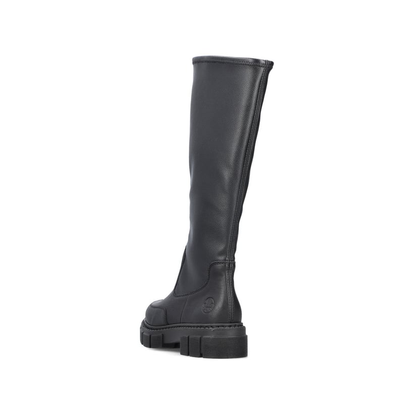 Rieker Artikelnummer M3891-00 Rieker Damen Hochschaftstiefel Tiefschwarz