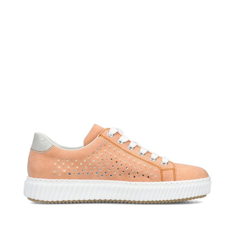 Rieker Artikelnummer M3901-38 Rieker Damen Sneaker Low Pastellorange