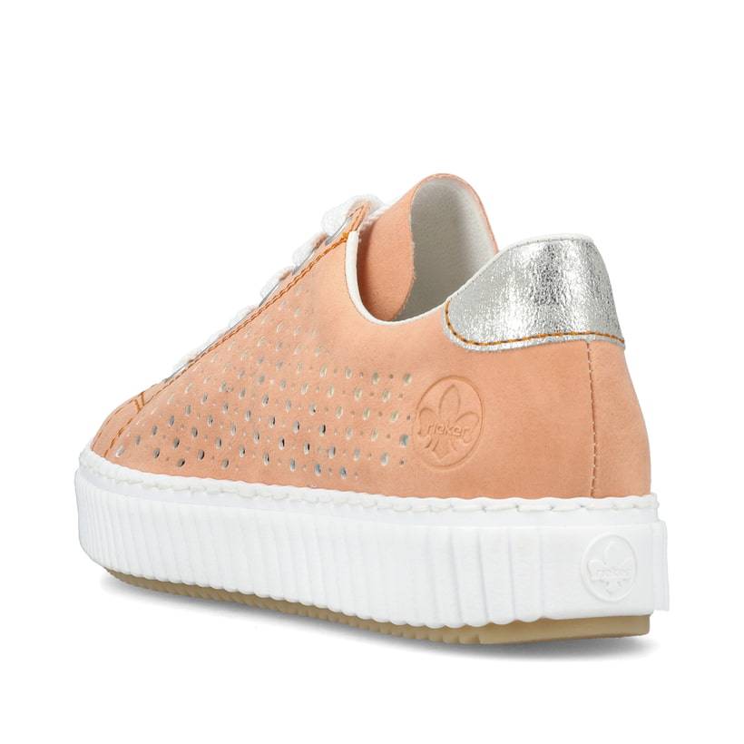 Rieker Artikelnummer M3901-38 Rieker Damen Sneaker Low Pastellorange