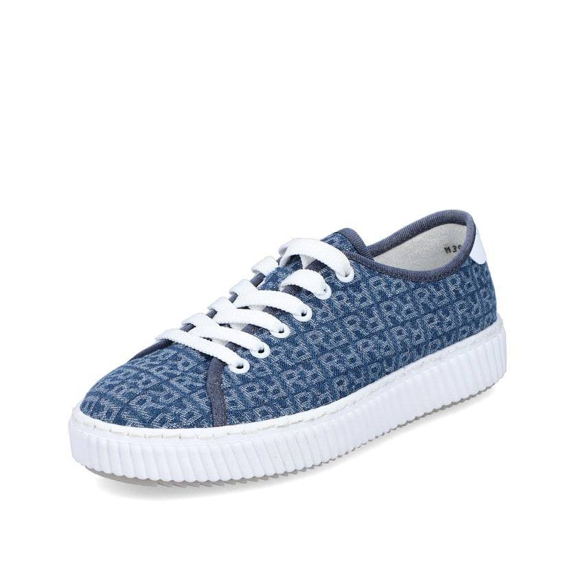 Rieker Artikelnummer M3926-14 Rieker Damen Sneaker Low Schieferblau