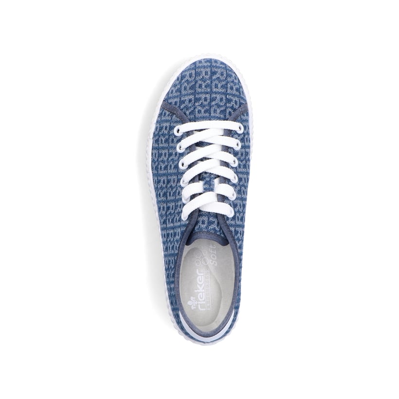 Rieker Artikelnummer M3926-14 Rieker Damen Sneaker Low Schieferblau