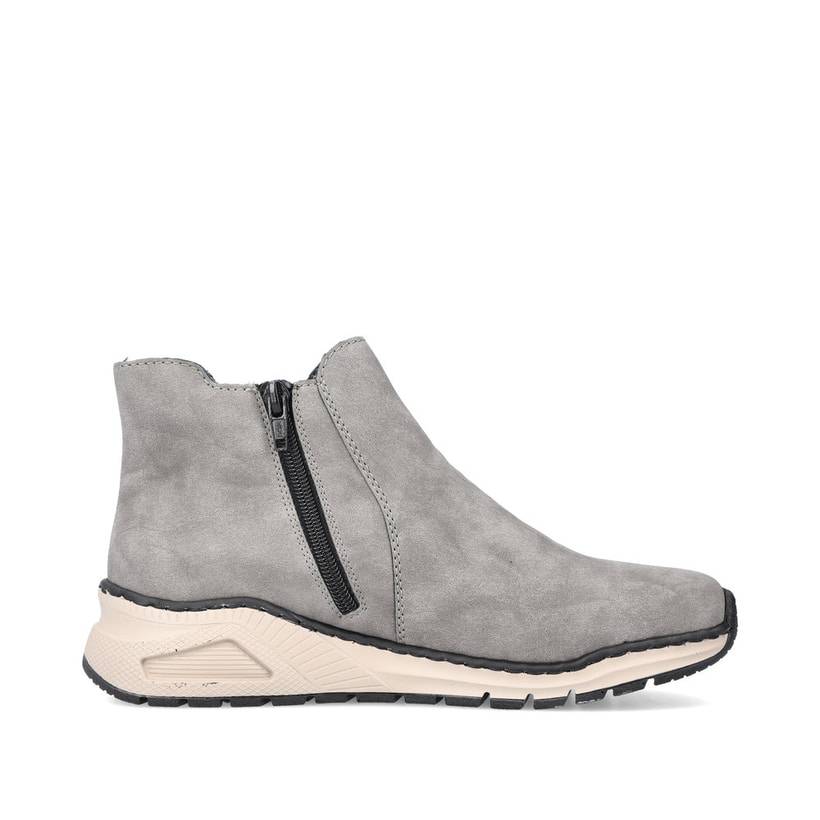 Rieker Artikelnummer M4944-40 Rieker Damen Chelsea Boots Silbergrau