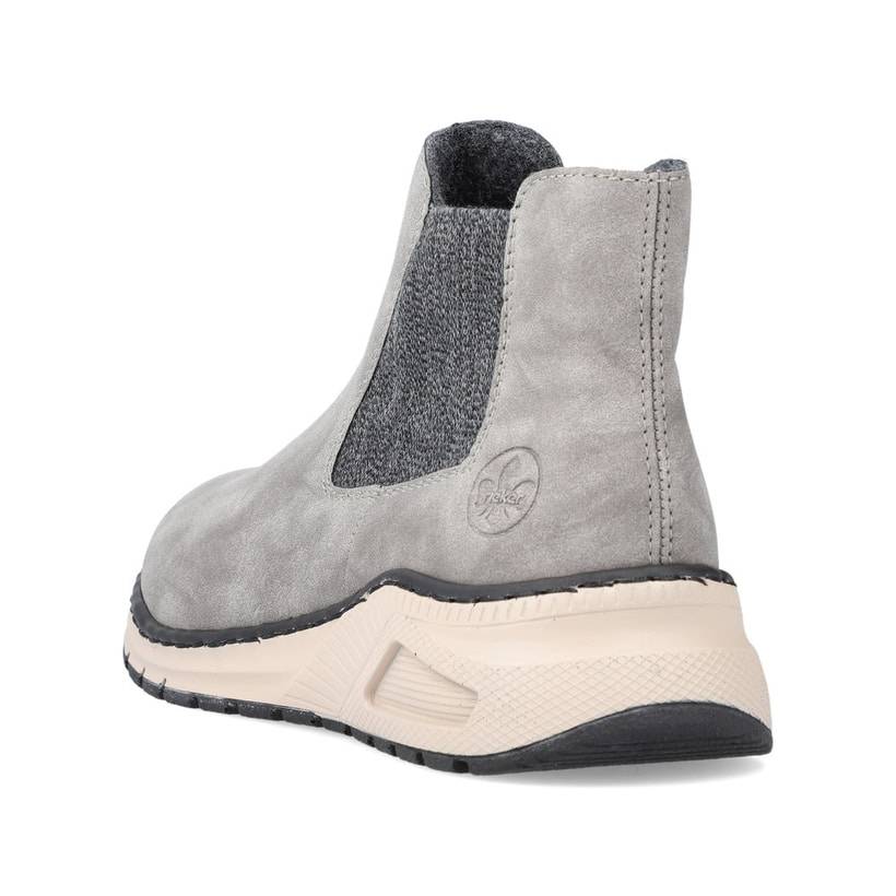 Rieker Artikelnummer M4944-40 Rieker Damen Chelsea Boots Silbergrau