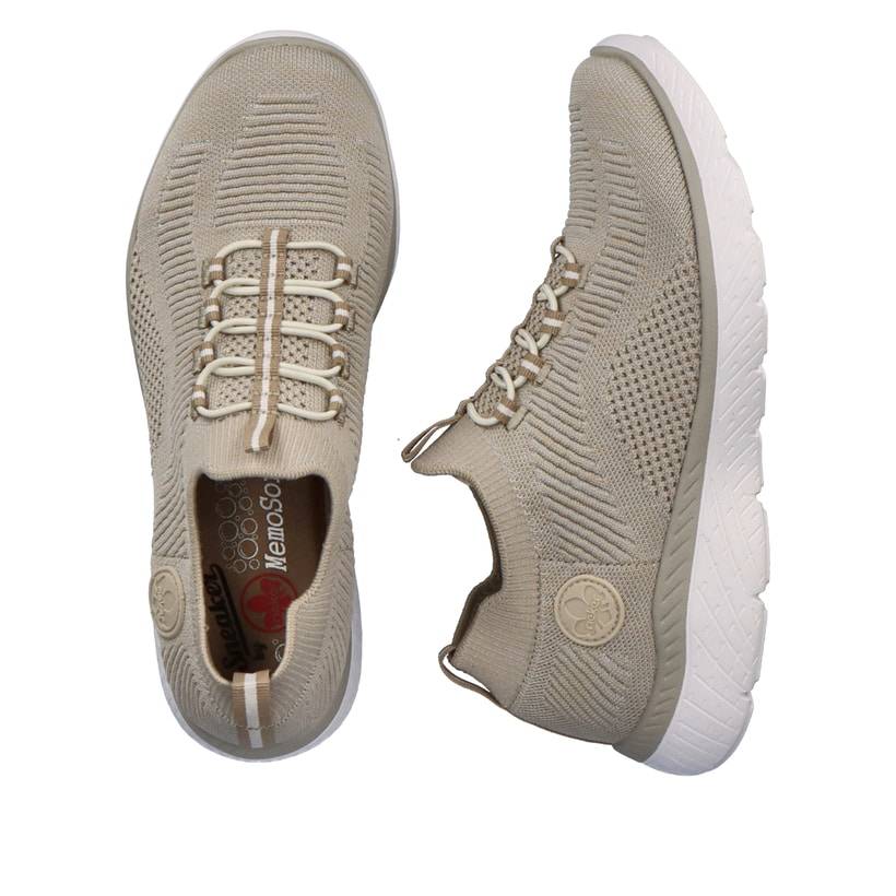 Rieker Artikelnummer M5074-64 Rieker Damen Slipper Hellbeige