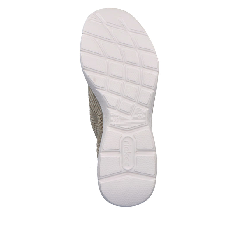 Rieker Artikelnummer M5074-64 Rieker Damen Slipper Hellbeige
