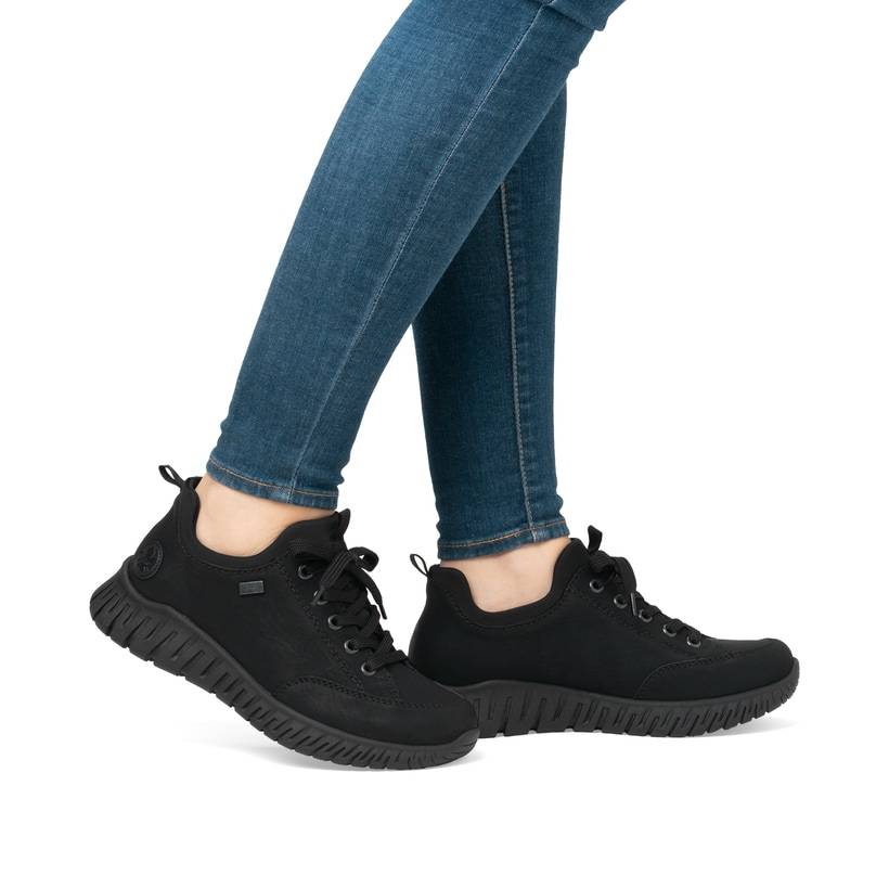 Rieker Artikelnummer M5352-00 Rieker Damen Slipper Graphitschwarz