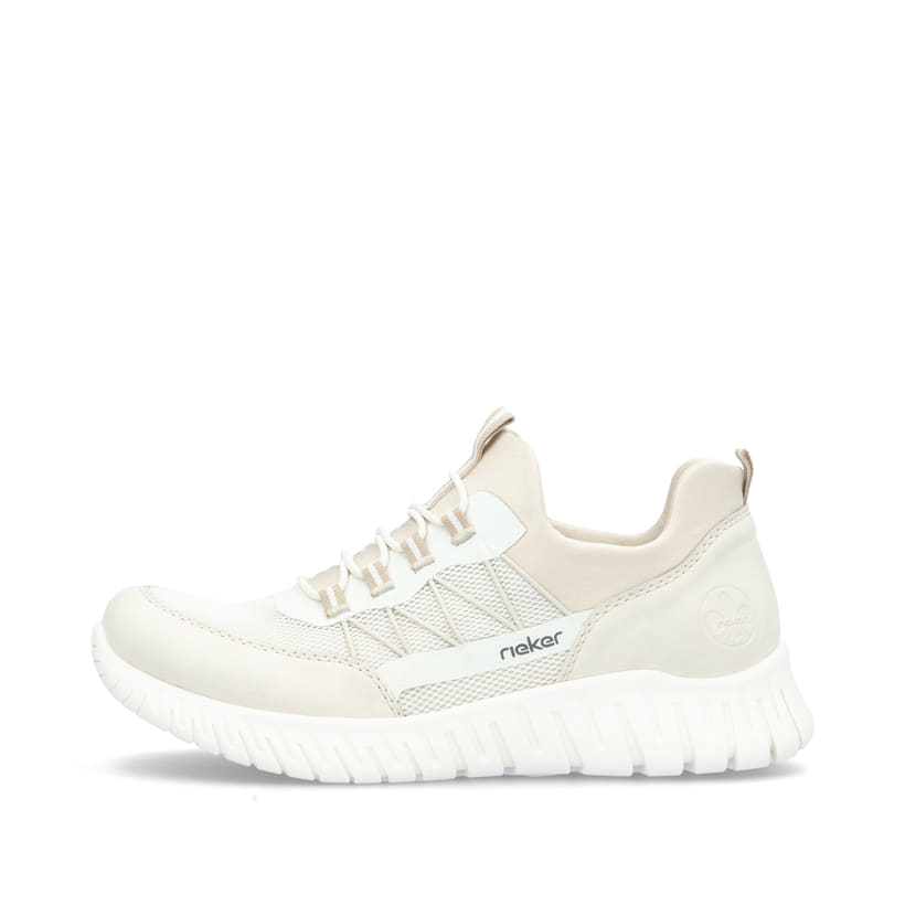 Rieker Artikelnummer M5358-60 Rieker Damen Slipper vanilleweiß