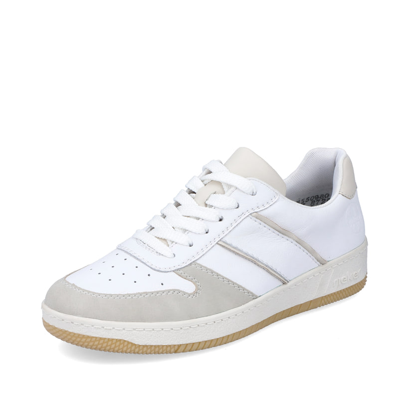Rieker Artikelnummer M5509-80 Rieker Damen Sneaker Low Schwanenweiss