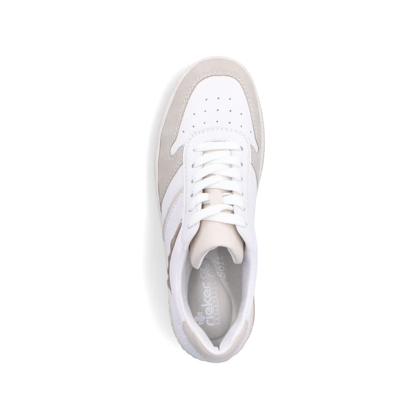 Rieker Artikelnummer M5509-80 Rieker Damen Sneaker Low Schwanenweiss