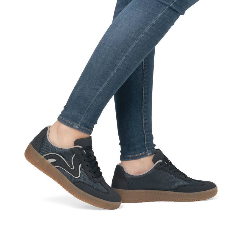 Rieker Artikelnummer M5512-14 Rieker Damen Sneaker Low Royalblau