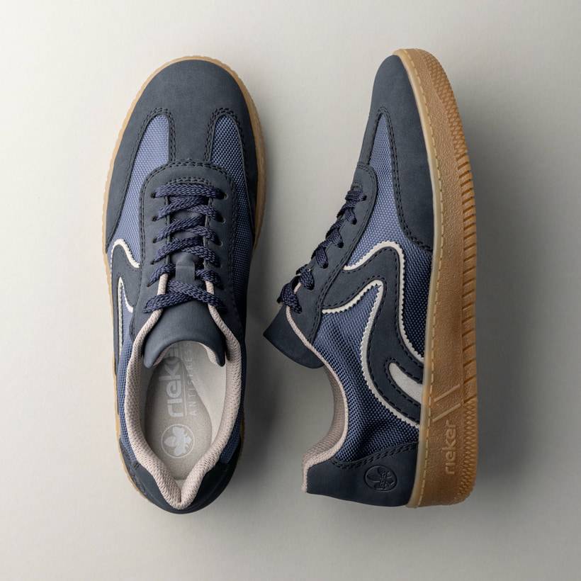 Rieker Artikelnummer M5512-14 Rieker Damen Sneaker Low royalblau