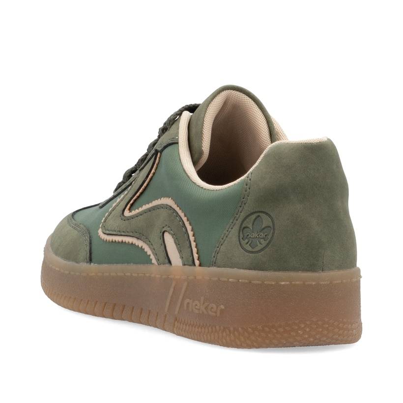 Rieker Artikelnummer M5512-54 Rieker Damen Sneaker Low Kaktusgrün