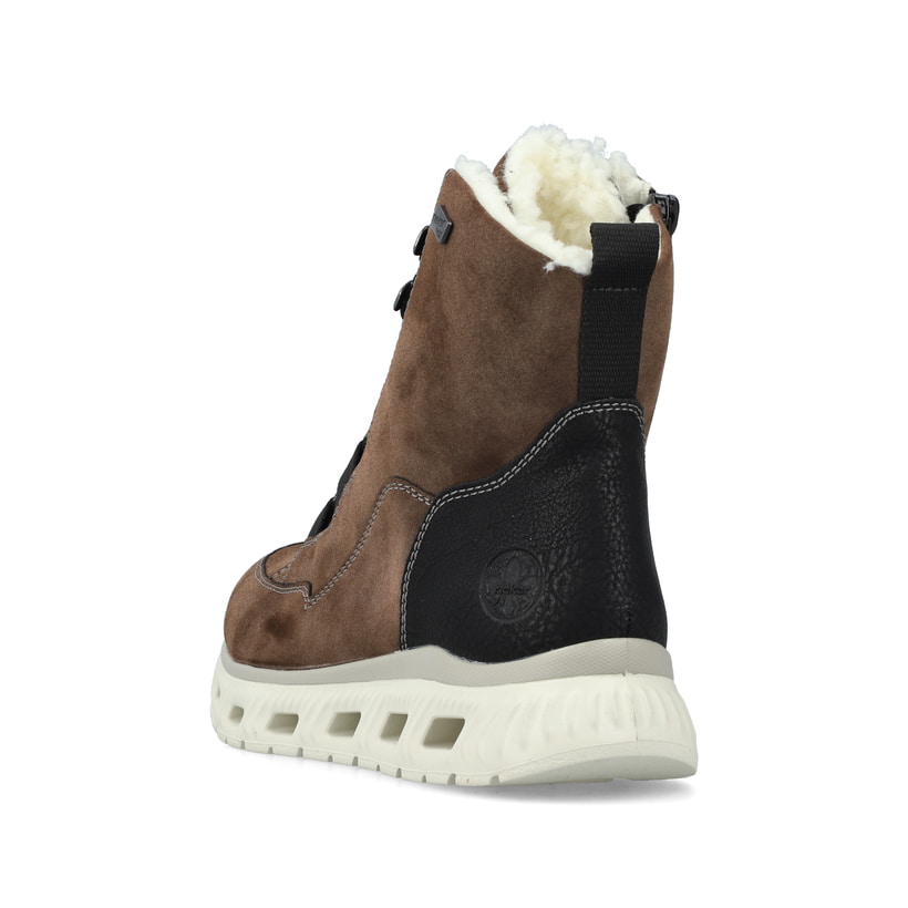 Rieker Artikelnummer M6012-25 Rieker Damen Schnürstiefel Nelkenbraun