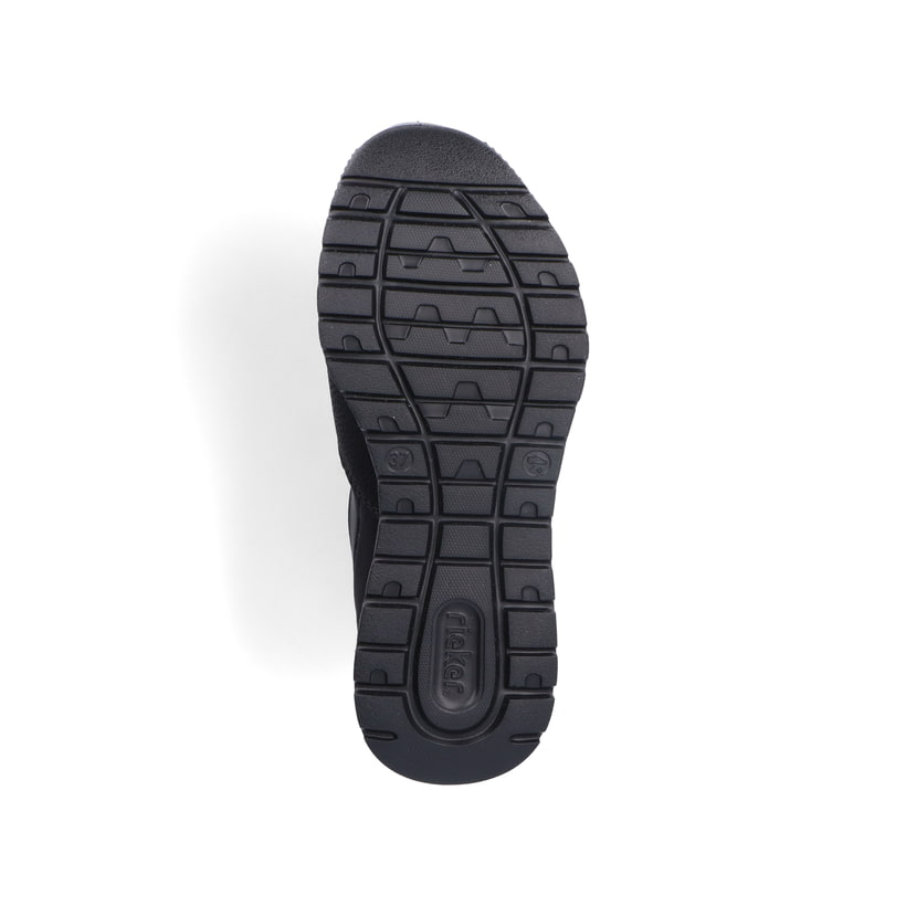 Rieker Artikelnummer M6053-00 Rieker Damen Slipper Graphitschwarz