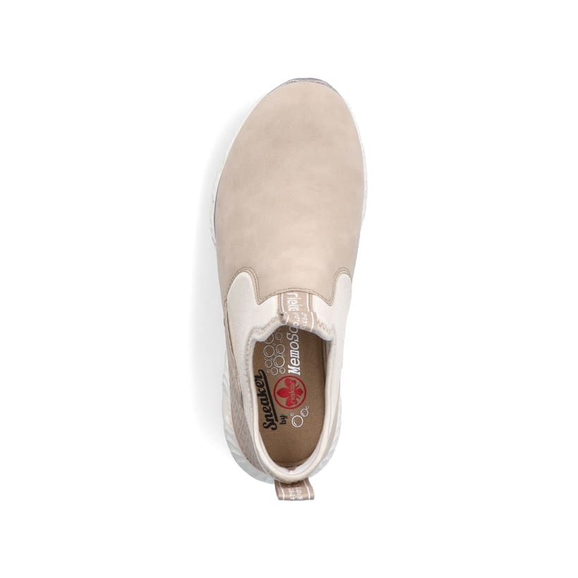 Rieker Artikelnummer M6053-62 Rieker Damen Slipper Champagner