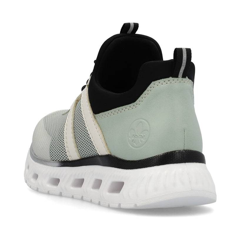 Rieker Artikelnummer M6061-52 Rieker Damen Slipper Mintgrün