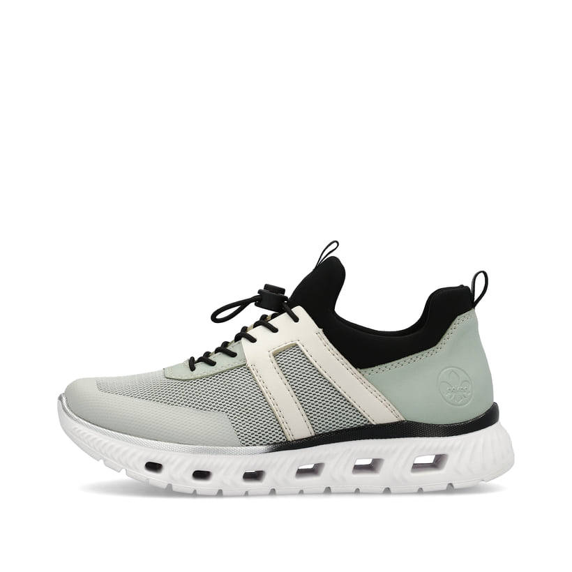 Rieker Artikelnummer M6061-52 Rieker Damen Slipper mintgrün