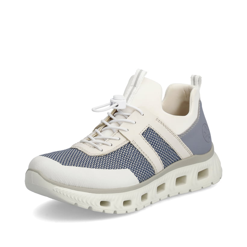 Rieker Artikelnummer M6061-90 Rieker Damen Slipper Schwanenweiss