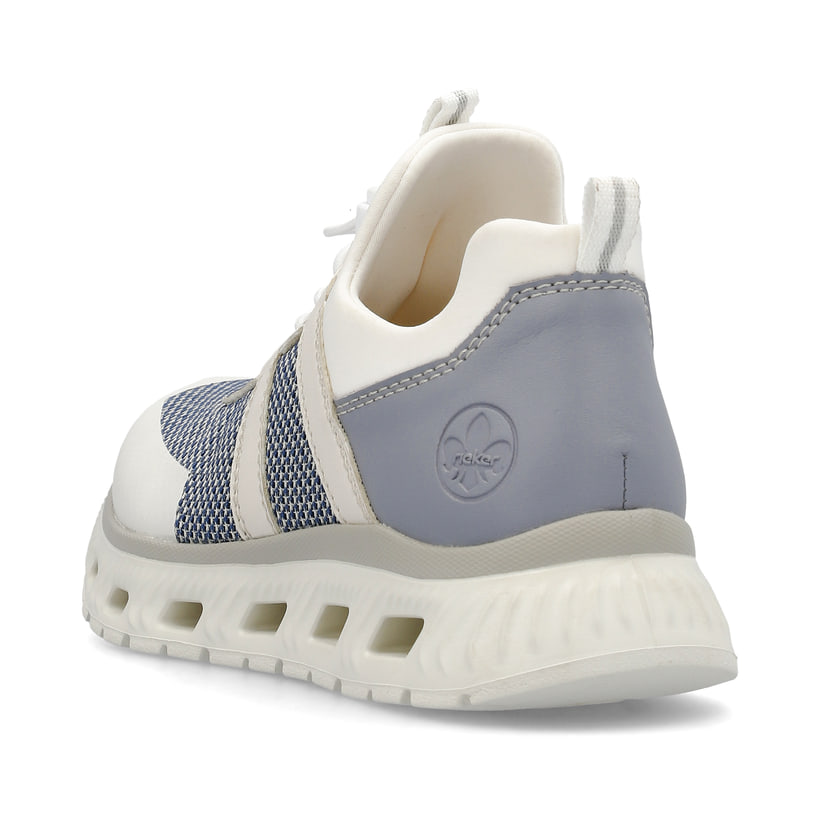 Rieker Artikelnummer M6061-90 Rieker Damen Slipper Schwanenweiss