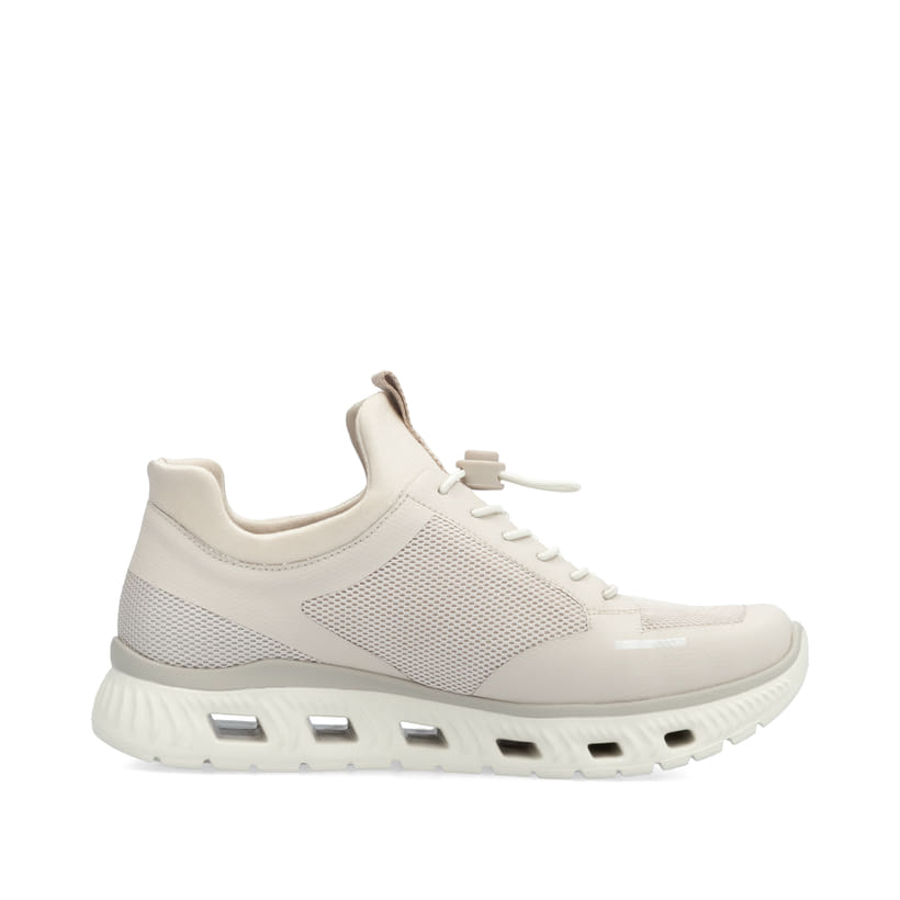 Rieker Artikelnummer M6064-60 Rieker Damen Slipper Graubeige