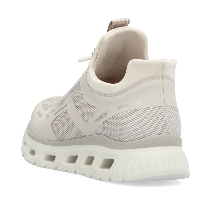 Rieker Artikelnummer M6064-60 Rieker Damen Slipper Graubeige