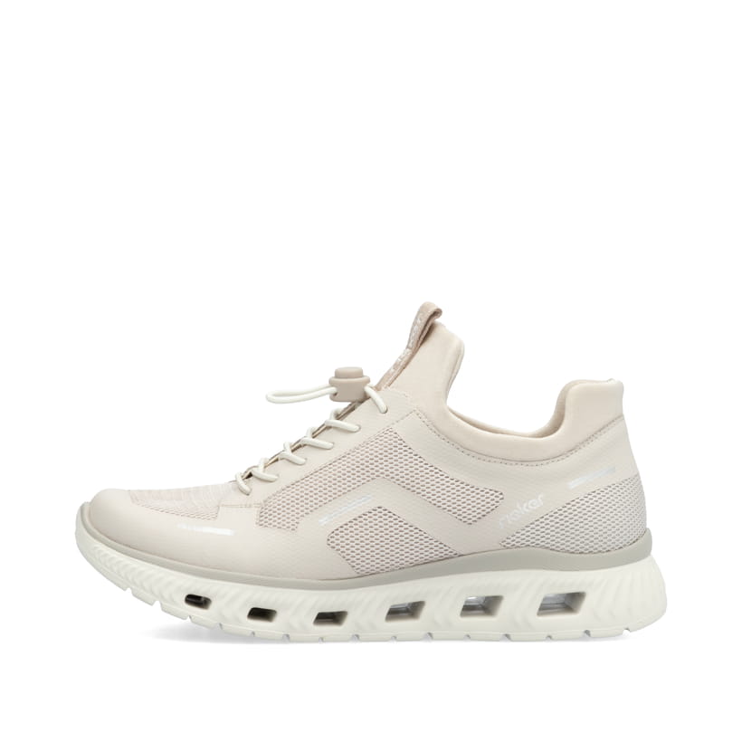 Rieker Artikelnummer M6064-60 Rieker Damen Slipper graubeige