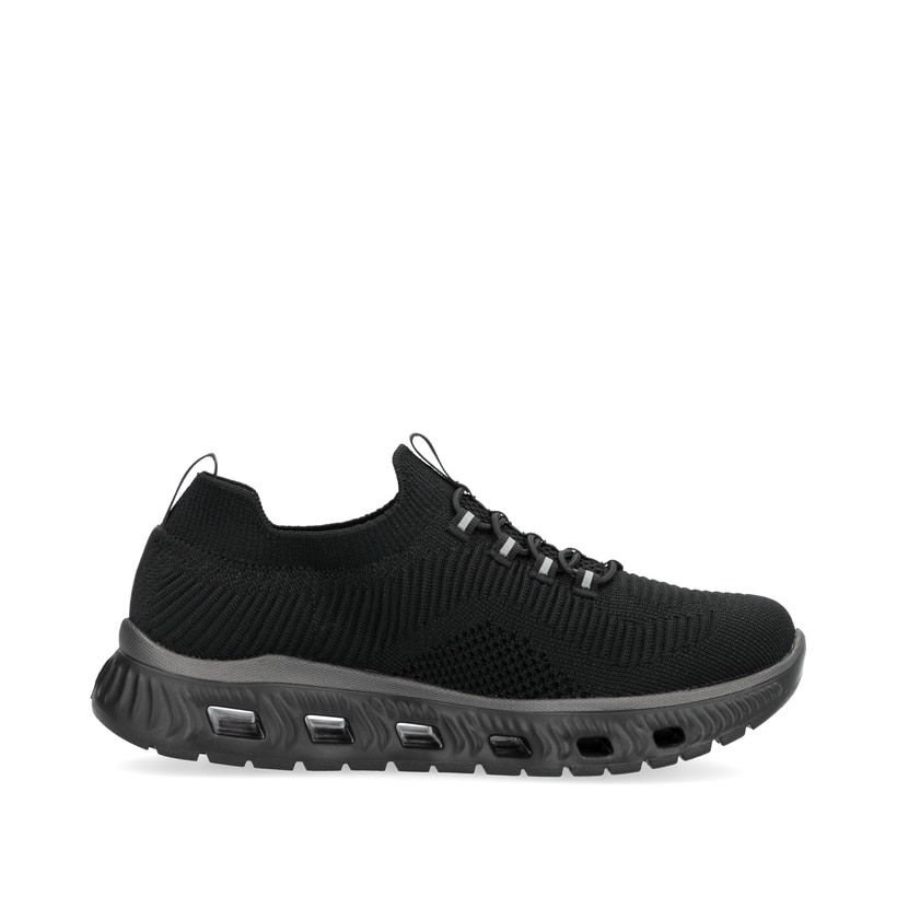 Rieker Artikelnummer M6074-00 Rieker Damen Slipper Graphitschwarz