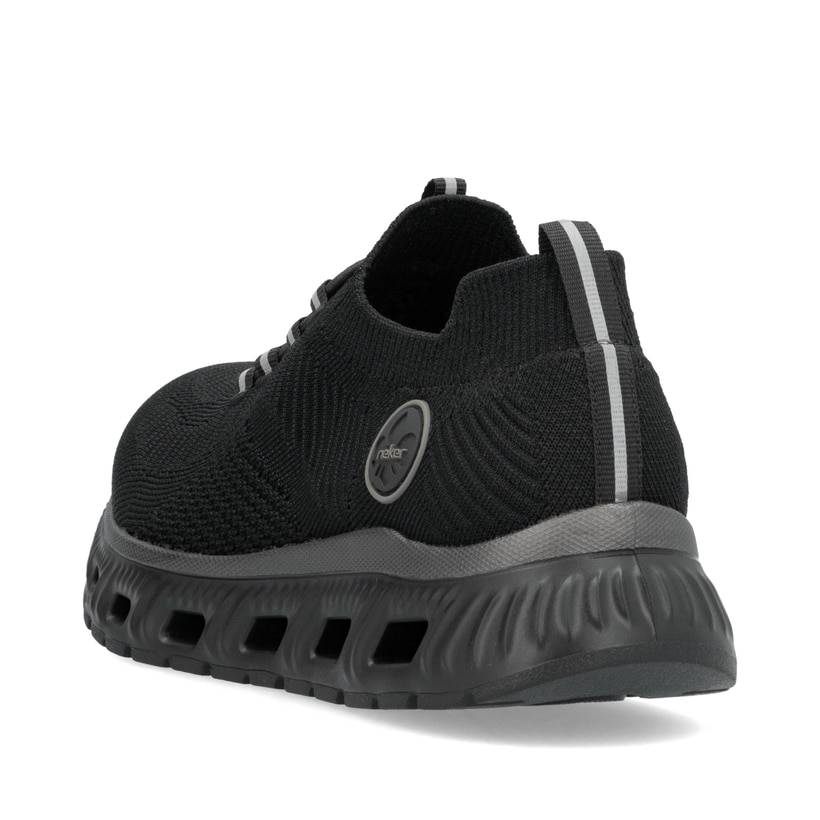 Rieker Artikelnummer M6074-00 Rieker Damen Slipper Graphitschwarz