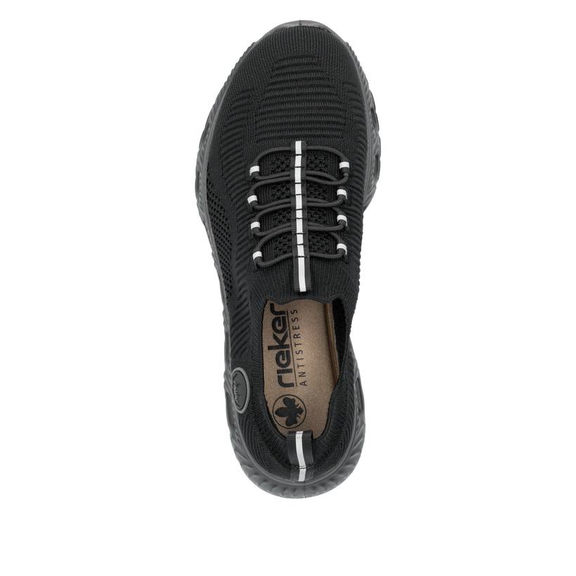 Rieker Artikelnummer M6074-00 Rieker Damen Slipper Graphitschwarz