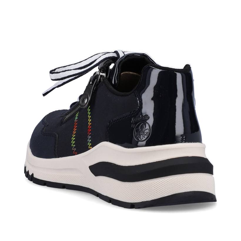 Rieker Artikelnummer M6601-14 Rieker Damen Sneaker Low Marineblau