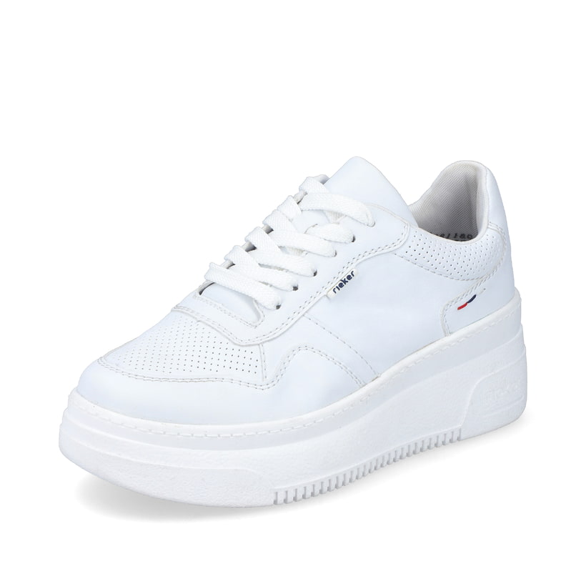 Rieker Artikelnummer M7811-80 Rieker Damen Sneaker Low Kristallweiss