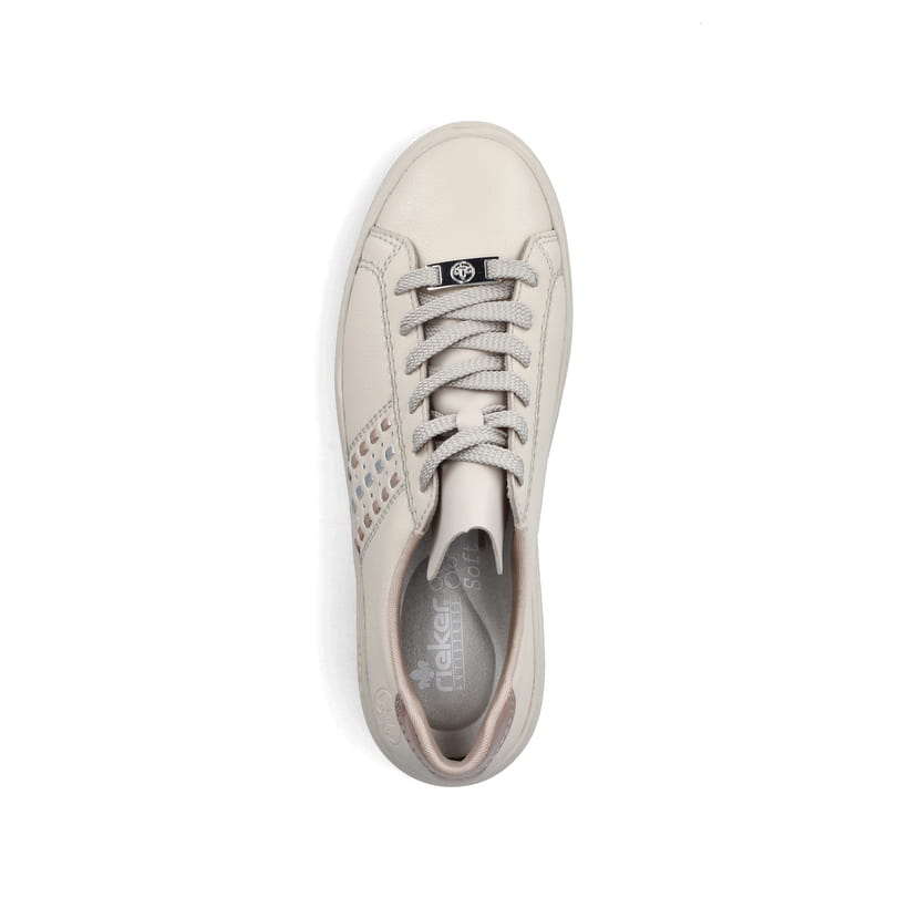 Rieker Artikelnummer M8400-60 Rieker Damen Sneaker Low Hellbeige