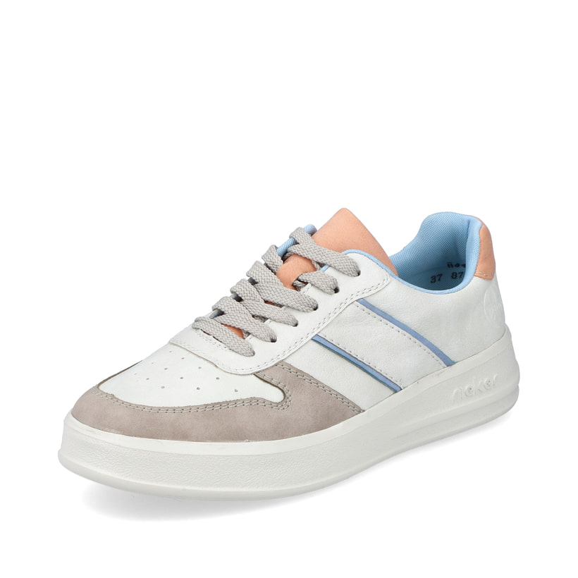 Rieker Artikelnummer M8410-60 Rieker Damen Sneaker Low Schwanenweiss