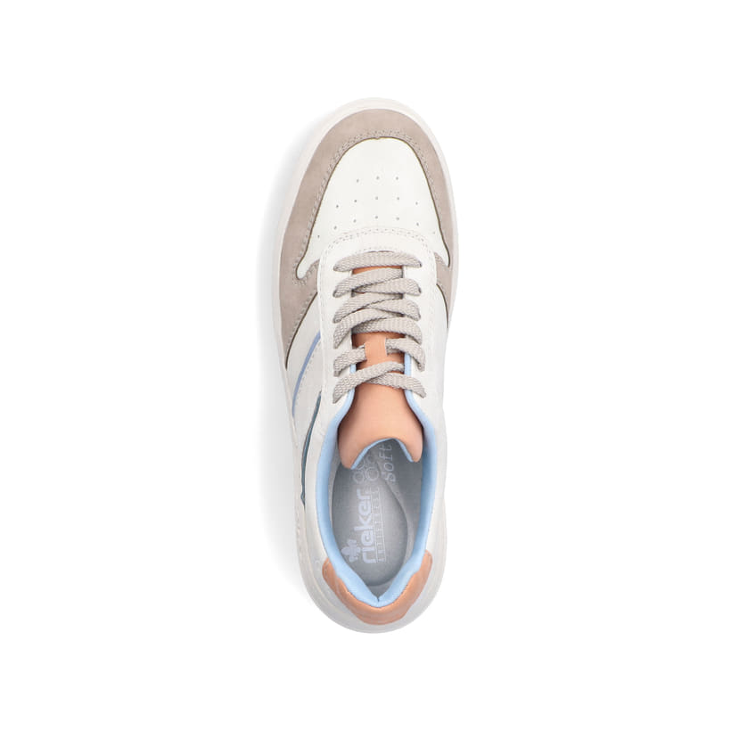 Rieker Artikelnummer M8410-60 Rieker Damen Sneaker Low Schwanenweiss